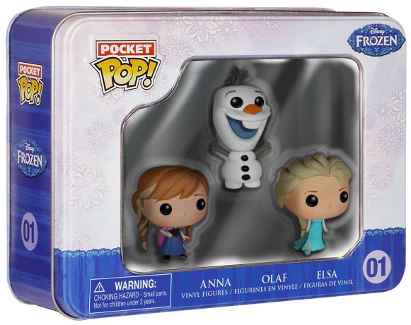 Anna, Olaf & Elsa - Pocket 3 Pack