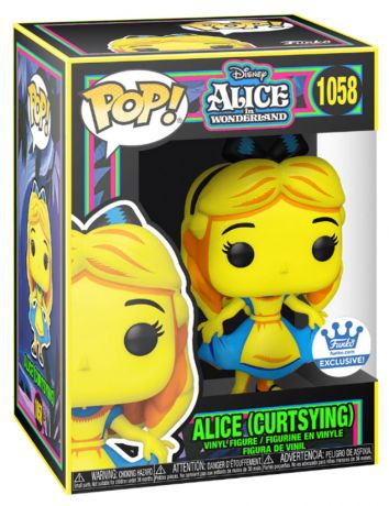 Alice curtsying - Black Light