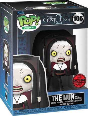 The Nun with Painting - Digital Pop