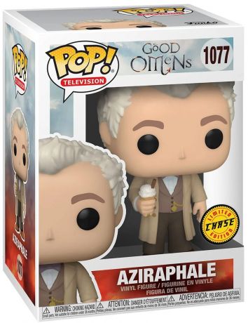 Aziraphale with ice cream [Chase]