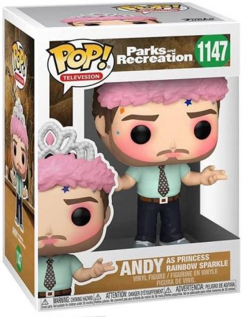 Andy as princess rainbow sparkle