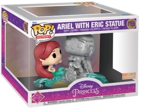 Ariel with Eric Statue