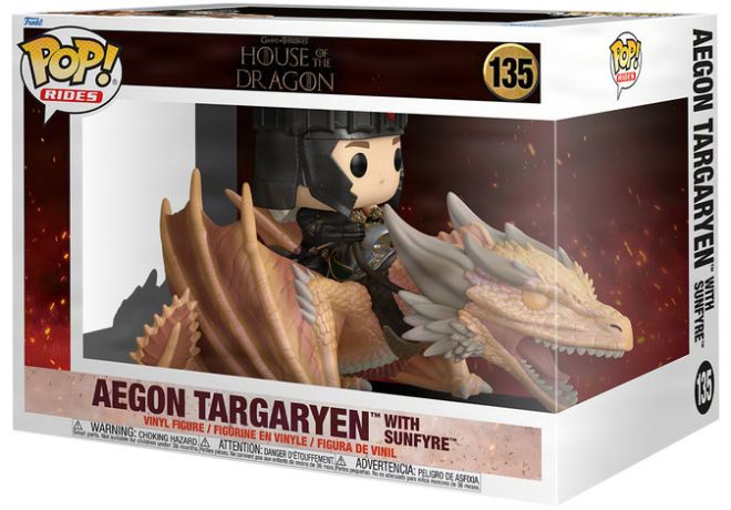 Aegon Targaryen with Sunfyre