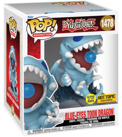 Blue Eyes toon Dragon - Glow in the Dark