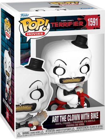 Art the Clown with bike