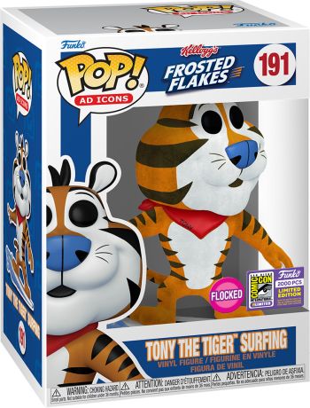 Tony The Tiger Surfing - Flocked