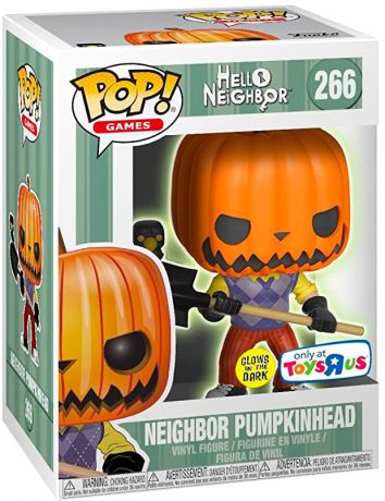 The Neighbor with Pumpkin Head - Glow in the dark