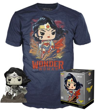 Wonder Woman (Jim Lee Deluxe) (Black & White) - Tee