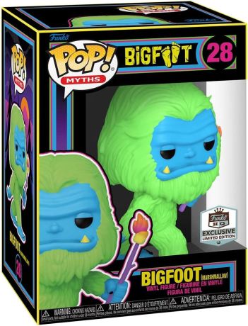 Bigfoot with Marshmallow - Black Light