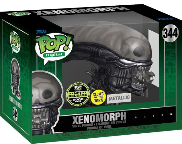 Xenomorph - Metallic - Glow in the Dark - Digital Pop