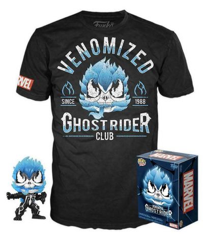 Venomized Ghost Rider Blue -Tee