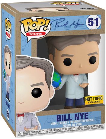 Bill Nye with Globe