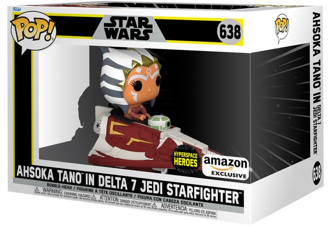 Ashoka Tano in Delta 7 Jedi Starfighter (Hyperspace Heroes)