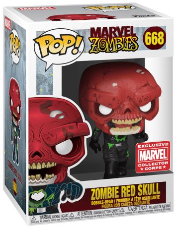 Zombie Red Skull