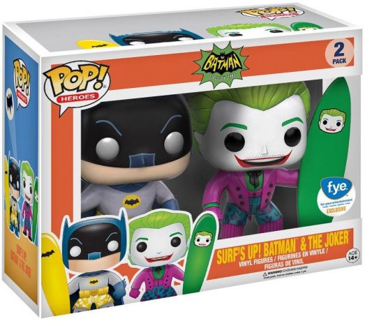 Batman & The Joker with Surfboards - 2 pack