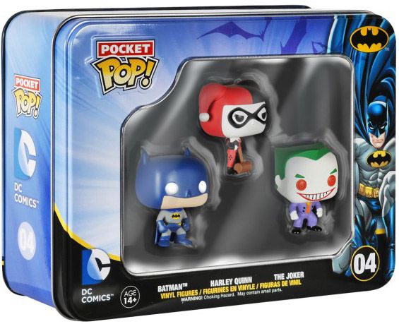Batman, Harley & Joker - Pocket - 3 pack