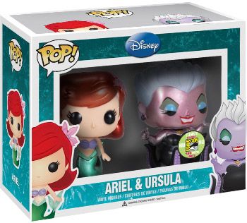 Ariel & Ursula - 2 pack - Metallic