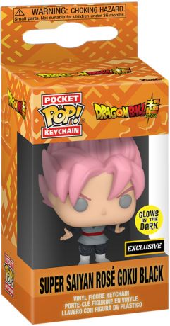 Black Goku Super Saiyan Rosé - Pocket Keychain