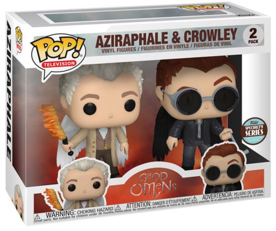 Aziraphale and Crowley with Wings - Pack