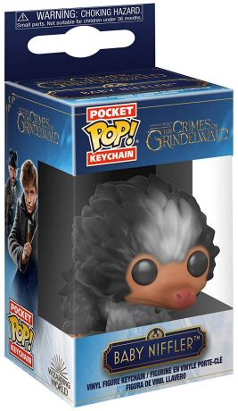 Baby Niffler - Black & Gray - Keychain