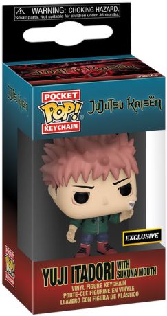 Yuji With Sukuna Mouth - Pocket Keychain