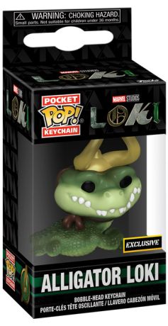 Alligator Loki - Pocket Keychain