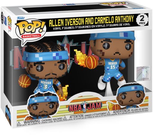 Allen Iverson & Carmelo Anthony (8-bit) - Pack
