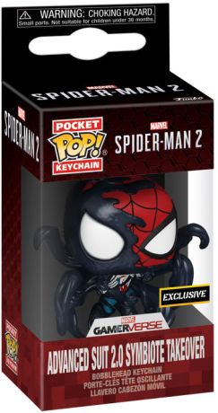 Advanced Suit 2.0 Symbiote Takeover - Pocket Keychain