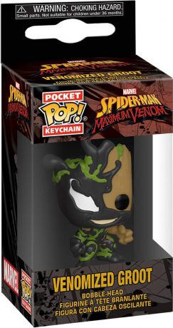 Venomized Baby Groot - Pocket Keychain