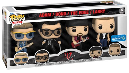 Adam / Bono / The Edge / Larry - Pack