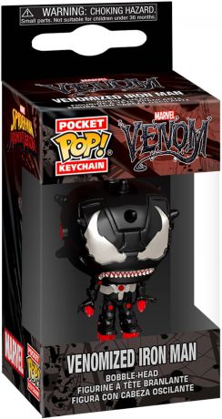 Venomized Iron Man - Pocket Keychain