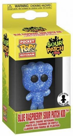 Blue Raspberry Sour Patch Kid - Pocket Keychain
