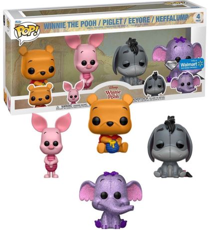 Winnie / Piglet / Eeyore / Heffalump - Pack