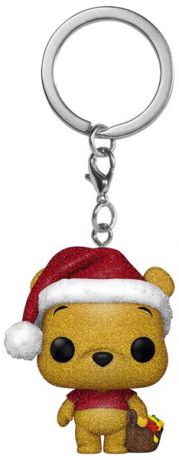 Winnie the Pooh - Diamond Glitter & Pocket Keychain
