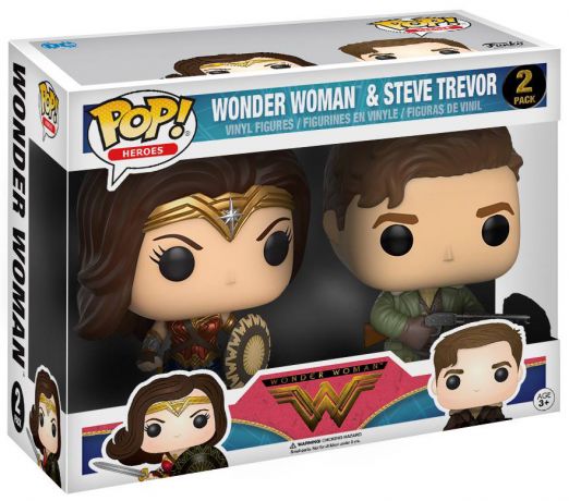Wonder Woman & Steve Trevor - 2 Pack