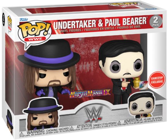 Undertaker & Paul Bearer (with Pin) - Pack