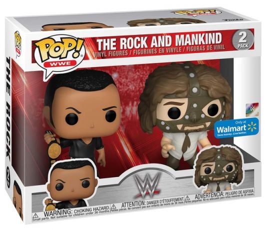 The Rock vs. Mankind - 2 Pack