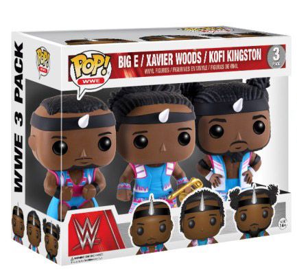 Big E, Xavier Woods & Kofi Kingstom - 3 pack