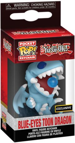 Blue Eyes toon Dragon - Pocket Keychain