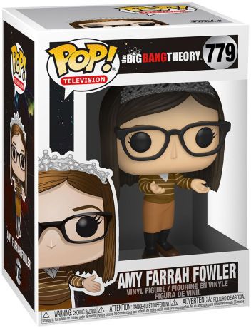Amy Farrah Fowler with crown