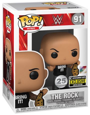 The Rock with Championship Belt