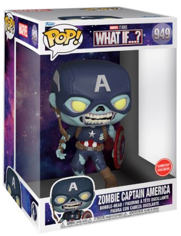 Zombie Captain America 10 inch